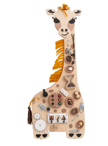 Busyboard montessori Girafe